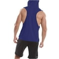 thumbnail image 5 of Timegard Mens Hoodies Summer Casual Workout Loose Sleeveless Tee Shirts Athletic Tank Top with Pockets, 5 of 7