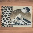 thumbnail image 6 of Ambesonne Wild Mountains Jigsaw Puzzle, Boho Night Leopard, Heirloom-Quality Fun Activity for Family Durable Cardboard, 1000 pcs, Sepia Dark Blue Grey, 6 of 6