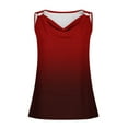 thumbnail image 4 of hxobax Womens Gradient Eyelet Tank Tops Sexy Summer Camisoles V Neck Sleeveless Basic Tee Cami Shirt, 4 of 5