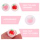 thumbnail image 4 of IDEANATEGRATE 4Ud Fundas Protectores Para Joystick De Silicona Con Frutal Antideslizante Colores Surtidos, 4 of 5