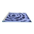 thumbnail image 2 of Ahgly Company Machine Washable Indoor Rectangle Abstract Blue Modern Area Rugs, 8' x 12', 2 of 4
