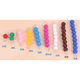 thumbnail image 1 of Montessori 10pcs 1-10 Números Bares Aprenden áticas Educativos Inteligencia Desarrollo Juguete De Regalo Regalo Sunnimix Número de barra de cuentas, 1 of 2