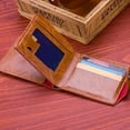 thumbnail image 4 of Mens US 100 Dollar Bill Leather Bifold Card Photo Handbag Wallet Holder, 4 of 8