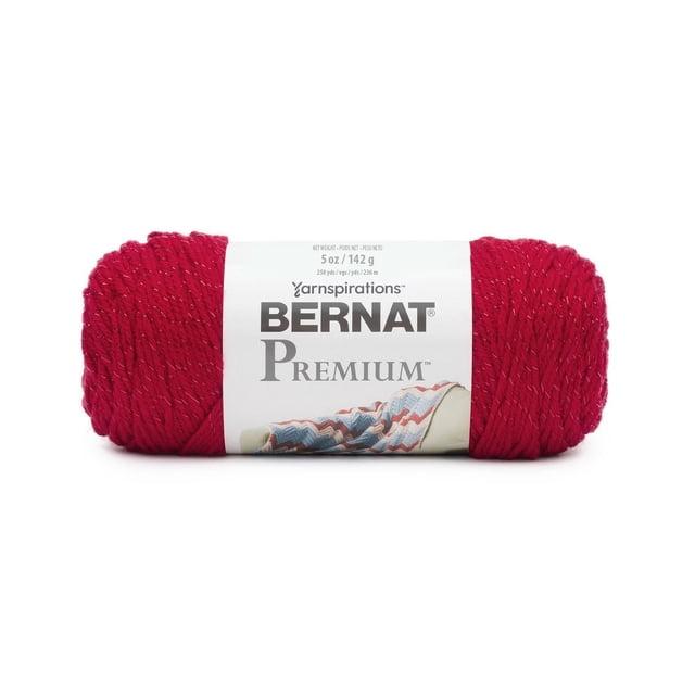 Bernat® Fil Scintillant Premium™, Acrylique #4 Moyen, 5oz/142g, 258 Yards
