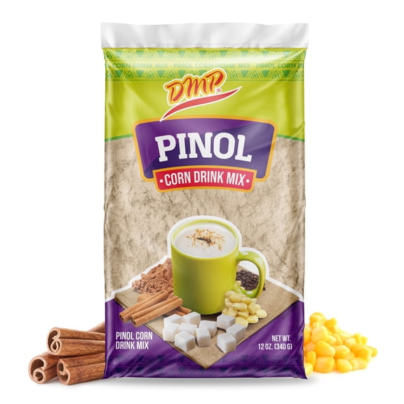De Mi PaÃs Traditional Pinol Drink Mix, Roasted Corn & Cocoa Central American Beverage, 12 oz, 1-Pack