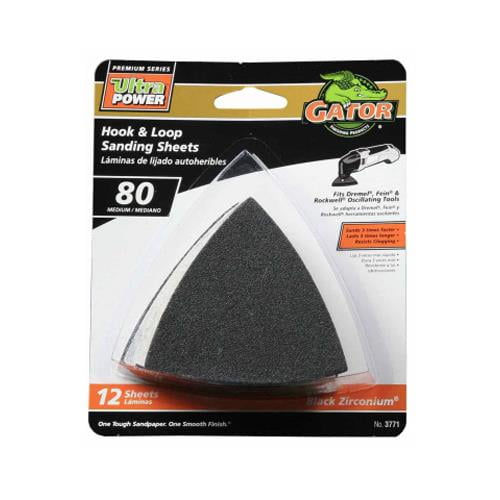 Ali Industries 3771 3 in. 80 Grit- Hook & Loop Sandpaper
