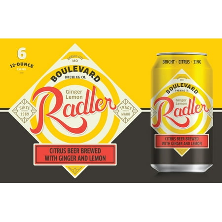 Boulevard Ginger Lemon Radler 4/6/12 oz can