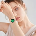 thumbnail image 7 of PINHEN Genuine Leather Bands Compatible for Samsung Galaxy Watch 7/6/5/4 40mm 44mm, 5 Pro, Watch 6/4 Classic 43mm 47mm 42mm 46mm, Horn-shaped Diamond Metal Strap, Bling Slim 20mm Wristband for Women, 7 of 7