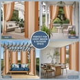 thumbnail image 5 of Burnt Orange Ombre Outdoor Curtains for Patio Waterproof,Windproof Privacy Curtains with Weighted Bottom,Modern Gradient Abstract Art Outside Drapes for Picnic Garage Backyard Cabana 54"x95" 1 Panel, 5 of 8