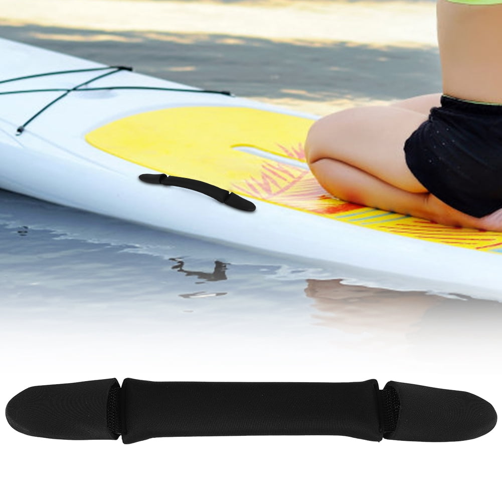Tebru Soft Surfboard Handle, Durable Neoprene & PU Black Soft Surfboard
