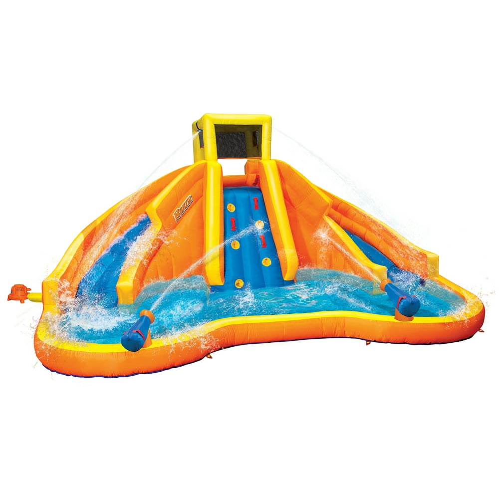 twin peak water park with bouncer