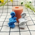 thumbnail image 3 of 3D Piano Girl Silicone Mold DIY Candle Making Candle Molds Handmade, 3 of 5