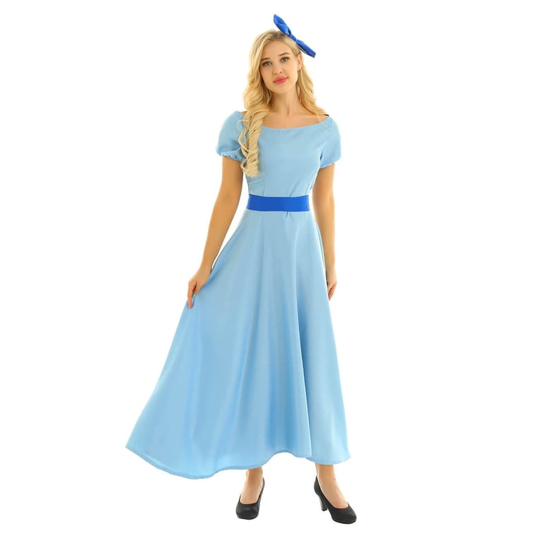 knee length dresses for ladies Anastasia Princess costume Anastasia costume blue dress – Cosplayrr main image 0