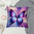 thumbnail image 2 of GOSMITH  Decorative Throw Pillow Cover Magical Purple Butterfly,Cushion Cover Case for Home Sofa Bedroom Living for Women Men, 2 of 5