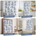 thumbnail image 5 of Blue Fruit Waterproof Shower Curtain, 72"x72" Washable Polyester Fabric Shower Curtains for Bathroom, Vintage Plant Nature Botanical Flower Floral Decorative Bathtub Curtain Sets with Hooks, 5 of 9