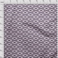 thumbnail image 3 of oneOone Viscose Jersey Fabric Geometric Ikat Decor Fabric Printed BTY 60 Inch Wide, 3 of 4