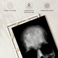 thumbnail image 6 of Elephant Stock Phantom Skull Wall Art - Vertical Canvas Wall Art - Living Room Wall Decor - Gothic Canvas - Black And White Decor - 8" x 12", 6 of 8