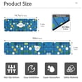thumbnail image 3 of Yayeee Faucet Mat for Kitchen Sink 30" Diatomite Long Splash Guard Pad, Blue Abstract, 3 of 7