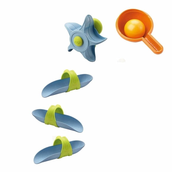 Set de juego HABA Bathtub Ball Track de 6 piezas para niños mayores de 3 años