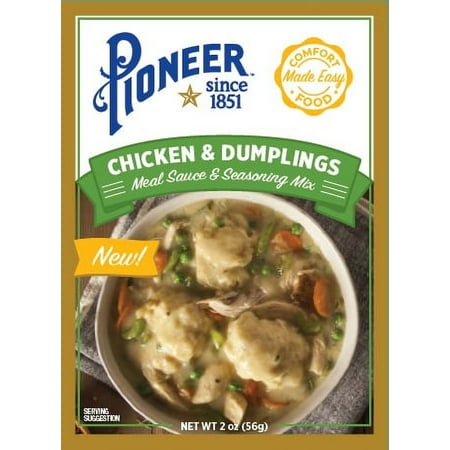 Pioneer Chicken & Dumplings Meal Sauce & Seasoning Mix, 2 oz