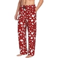 thumbnail image 6 of Disketp Red Christmas Cheer. Men's Pajama Pants - Ultra Soft Fleece Sleep and Lounge Pants (Size: S-XXL)-Medium, 6 of 6