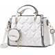 thumbnail image 1 of Fashion Purses and Handbags for Women Ladies Leather Top Handle Satchel Shoulder Bags Small Totes, 1 of 4