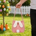 thumbnail image 6 of Kbndieu Easter Bunny Basket Cross Body Bags for Kids Boys Girls with Cute Rabbit Ears, Bunny Rabbit Easter Sling Bags for Easter Egg Hunts Party Favor Decorations Candy Gifts, 6 of 6