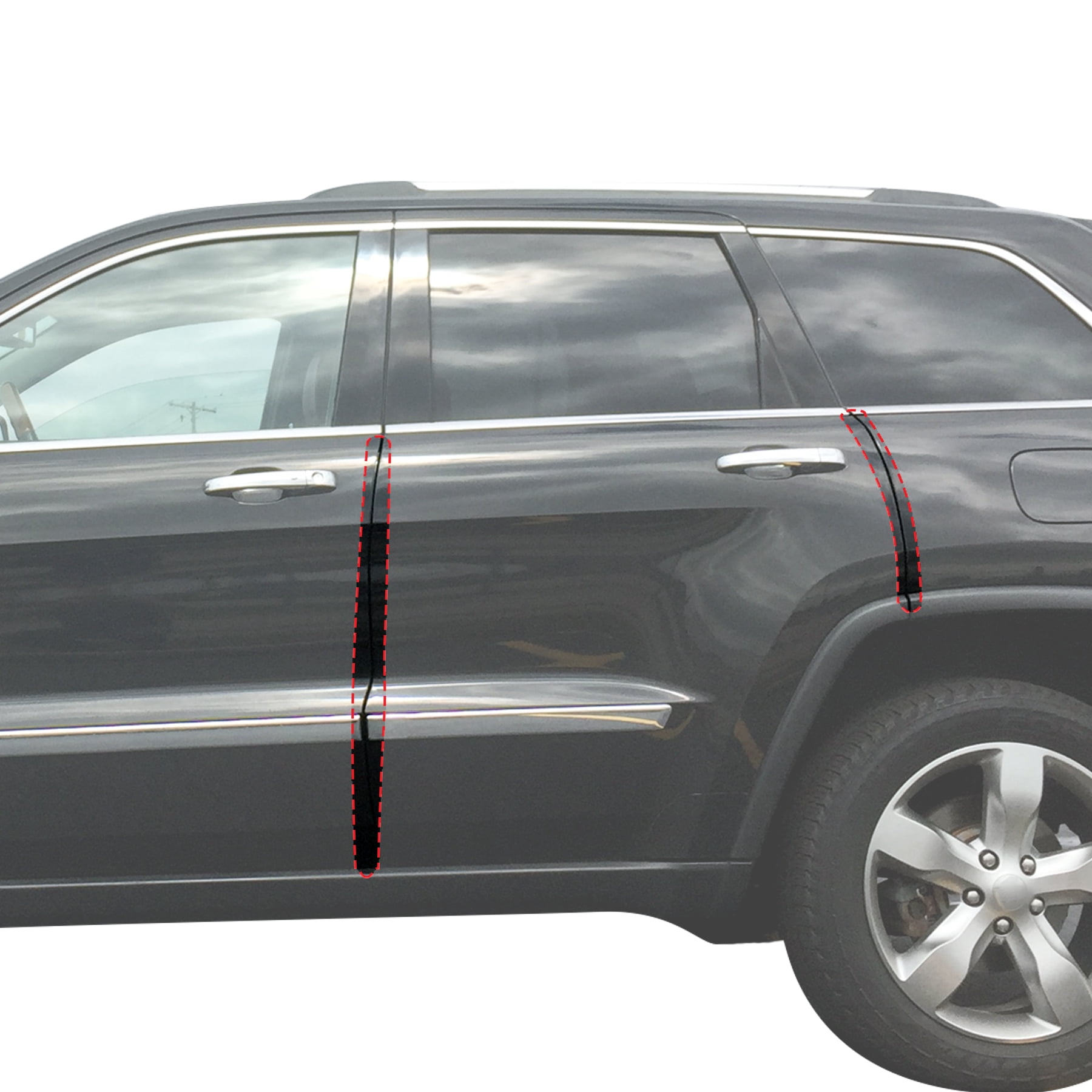 Red Hound Auto Door Edge Lip Guards 
