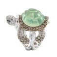 thumbnail image 2 of Anillo de tortuga para mujeres y niñas, anillo de tortuga con animales de cristal, joyería para el día de la madre, regalos para mamá, 2 of 10
