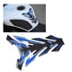 thumbnail image 5 of 8,7 X 5,9 Pulgadas De Fibra De Carbono Real Para Motocicleta, Protector De Almohadilla De Tanque De Combustible, Pegatina Adhesiva TQ003, Ajuste Universal Para Dukadi, 5 of 7