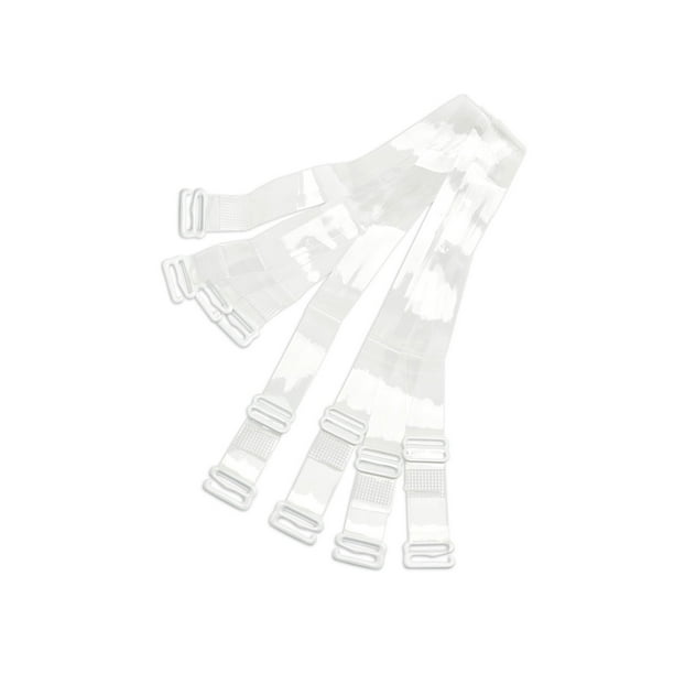 Unique Bargains Allegra K Women's Invisible Clear Elastic Clear Bra