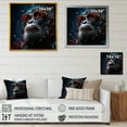 thumbnail image 4 of Designart "Orangutan Portrait With A Fashionable Twist I" Orangutan Wall Art Prints, 4 of 7