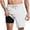White, variant on Mens Swim Shorts with Compression Liner Plain Swimming Trunks Elastic Waist Sports Board Shorts Holiday Beach Pools Surfing Boardshorts Summer Quick Drying Short Pants Swimwear