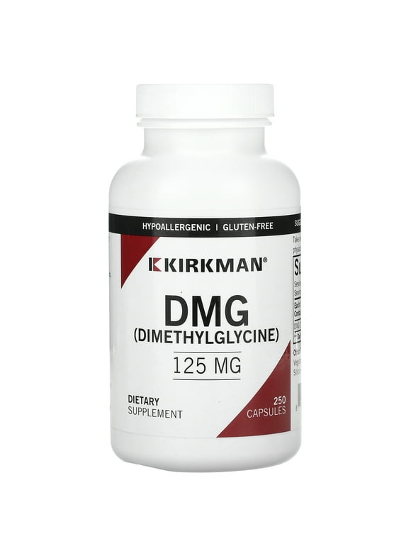 Kirkman Labs DMG, 125 mg, 250 Capsules