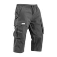 thumbnail image 6 of Cargo Shorts Men Joggers with Pockets Cycling Shorts Casual Summer Clothes Short for Men, 6 of 6