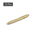 thumbnail image 3 of Unique Bargains 4x18mm Hanger Bolts, 12 Pack Double Ended Self-Tapping Thread Dowel Screws, 3 of 5