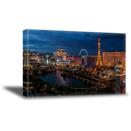 Awkward Styles American Canvas Decor Las Vegas Night View Las