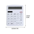 thumbnail image 3 of Hxlamzoo Desk Calculator Large 12 Digit Display, No. 5 Battery Power Basic Calculator Desktop, Big Button for Office, Business, Home and School, 3 of 7