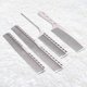 thumbnail image 4 of Space aluminum hair comb 4 metal hair combs Long and short hair combs black, 4 of 5
