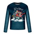 thumbnail image 1 of CEHVOM T-Shirt pour Hommes Décontracté à Col Rond à Manches Longues, Chandail, Imprimé 3D, Imprimé Réaliste, Soldes, 1 of 4