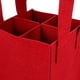 thumbnail image 5 of 3 bolsas de tela para transportar botellas de vino, bolsas de regalo de fieltro, bolsas reutilizables para comestibles, viajes, camping, picnic., 5 of 7