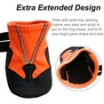 thumbnail image 5 of Botas para perros, botas protectoras para perros, 4 piezas, zapatos transpirables para perros, zapatillas antideslizantes (M, naranja), 5 of 5