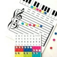 thumbnail image 6 of Magnetic Dry Erases Board for Music Teaching Practice, Music Staff Whiteboard, 6 of 8