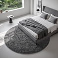thumbnail image 4 of Shag Area Rugs for Living Room 7'(Round), Soft and Fluffy Shaggy Carpet for Pets, Machine Washable Floor Rugs for Living room, 4 of 9