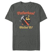 Mens Lost Gods Fatherhood Nailed It T Shirt