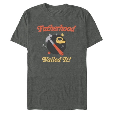 Mens Lost Gods Fatherhood Nailed It T Shirt