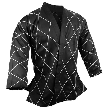 Hapkido Jacket ONLY, Martial Arts Medium Weight Diamond Stitching Top Only Uniform Gi