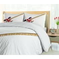 thumbnail image 5 of Ambesonne Union Jack Duvet Cover Set, Electric Guitar Flag, 2-Calking, Pale Brown Grey Black, 5 of 6
