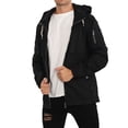 thumbnail image 2 of Smawell Men Hooded Multi Pocket Cargo Windbreaker Jacket, 2 of 6