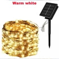 thumbnail image 1 of Guirnalda de luces LED solares para exteriores, guirnalda de luces de hadas para jardín, impermeable, decoración de patio, 50/100/200/300LED, 1 of 4